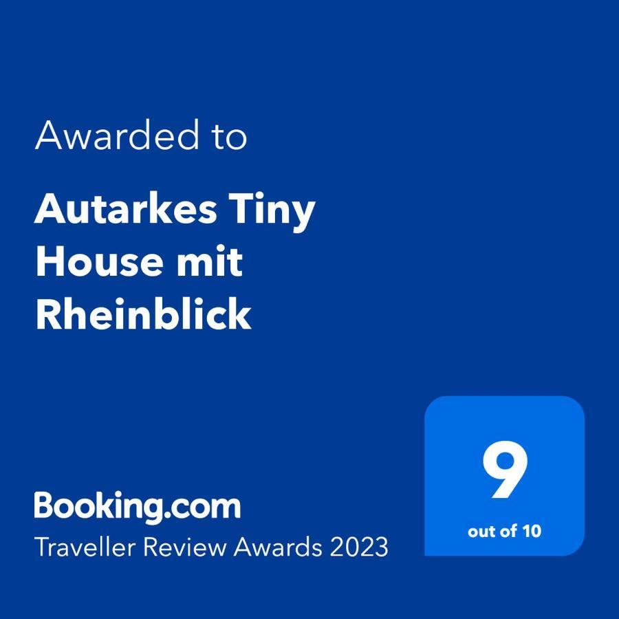 Apartamento Autarkes Tiny House Mit Rheinblick Rumikon Exterior foto